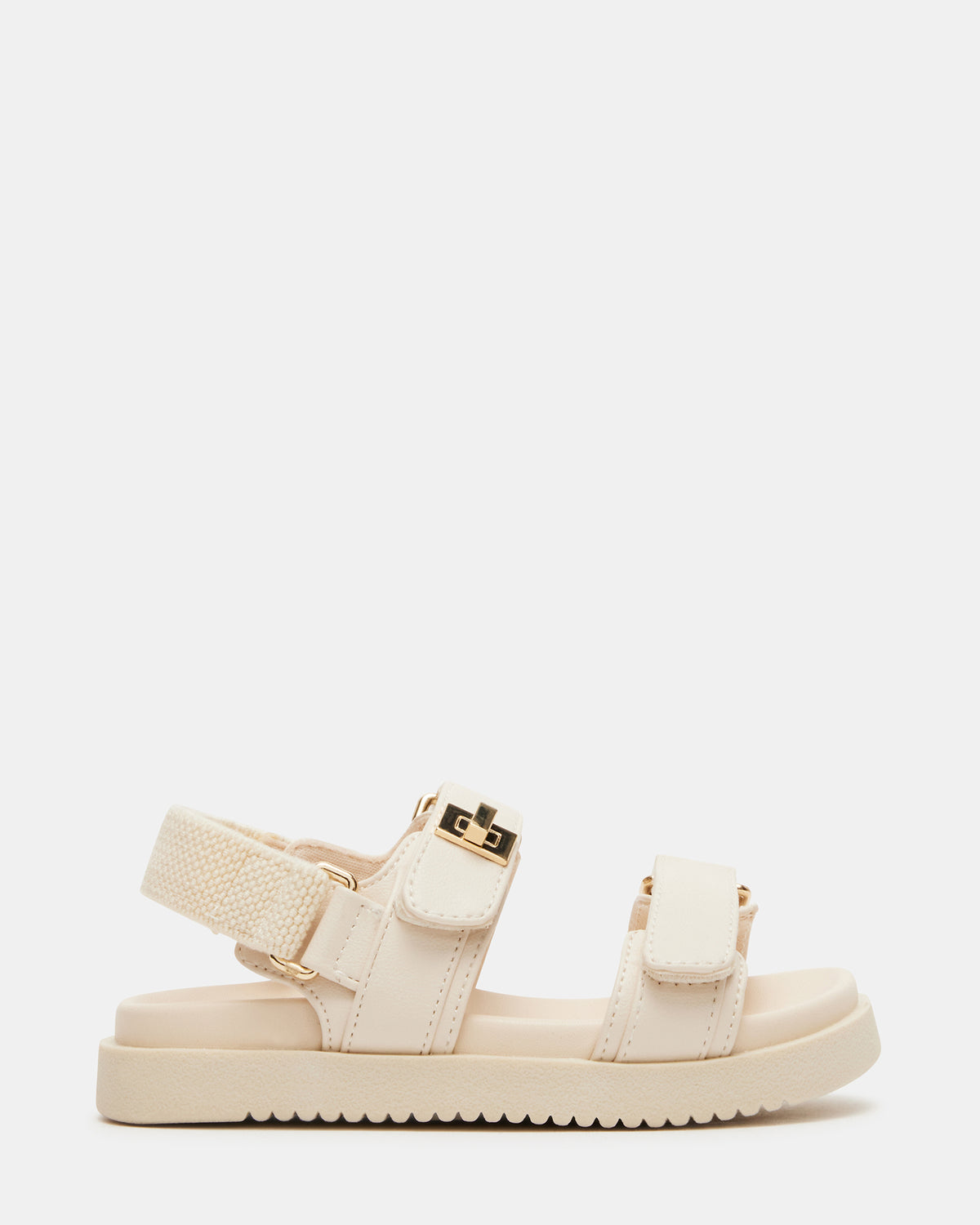Steve Madden Toddlers' MONA Bone Girls' Flatform Sandal