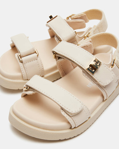 Steve Madden Toddlers' MONA Bone Girls' Flatform Sandal