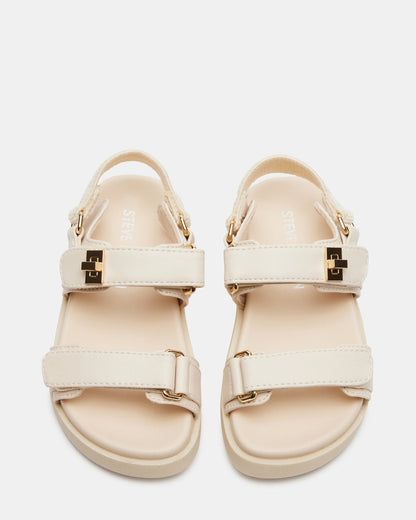 Steve Madden Toddlers' MONA Bone Girls' Flatform Sandal