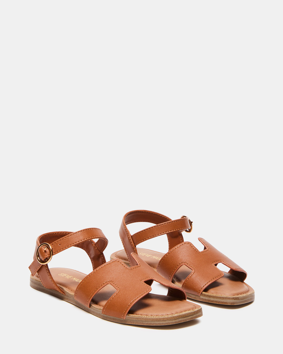 Steve Madden Kids' HAYDIN Cognac Girls' Sandals