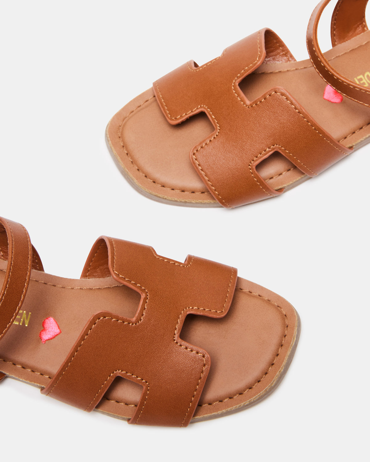 Steve Madden Kids' HAYDIN Cognac Girls' Sandals