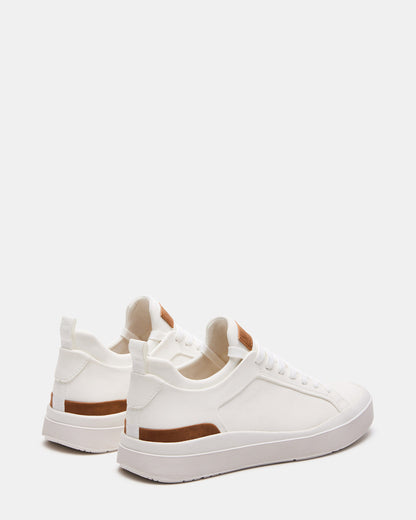 Steve Madden DACK White Men's Lace-Up Sneakers