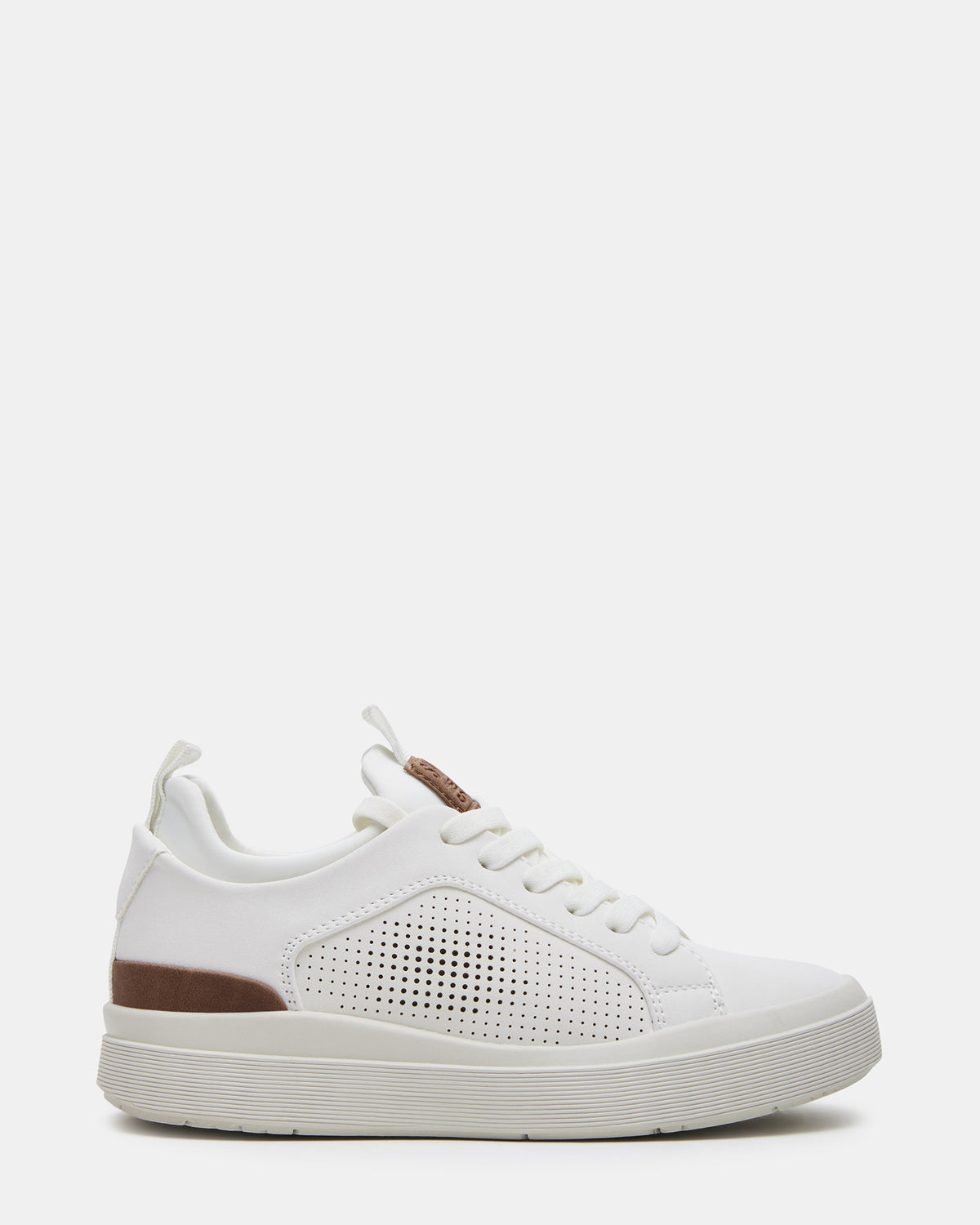 Steve Madden Kids' OASYS White Boys' Low-Top Lace-Up Sneakers