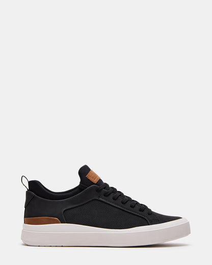Steve Madden DACK Black Men's Lace-Up Sneakers