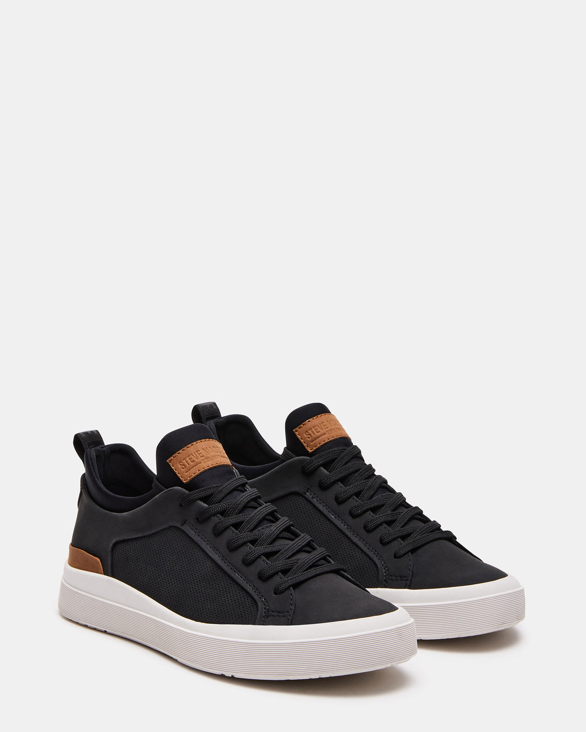Steve Madden DACK Black Men's Lace-Up Sneakers