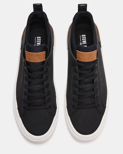 Steve Madden DACK Black Men's Lace-Up Sneakers