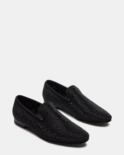 Steve Madden CASHH Black Men's Slip-On Loafers