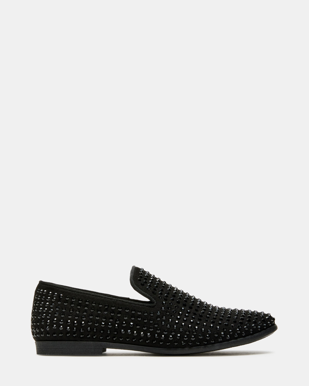 Steve Madden Kids' CAVIAR Black Rhinestone Boys' Dress Shoe