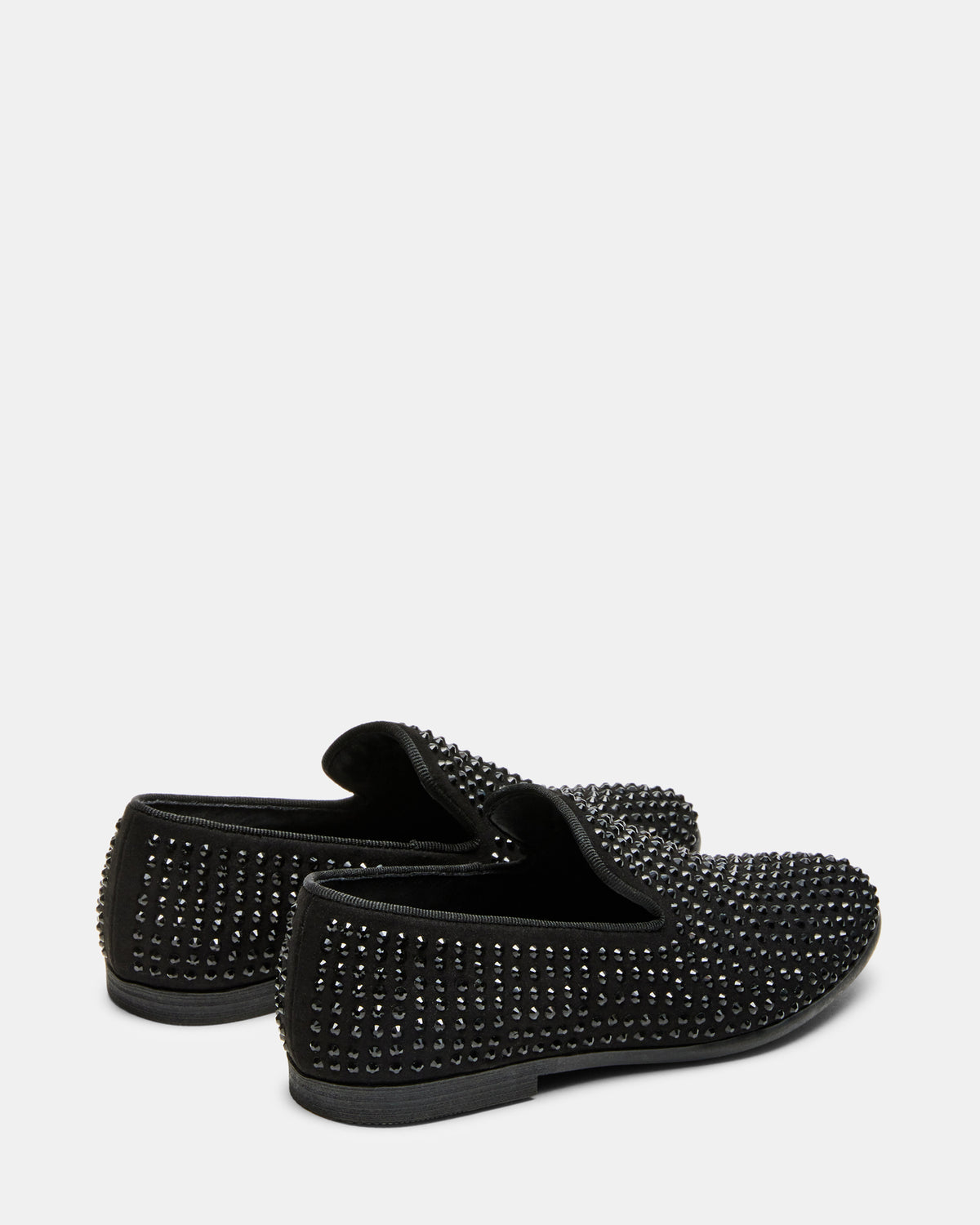 Steve Madden Kids' CAVIAR Black Rhinestone Boys' Dress Shoe