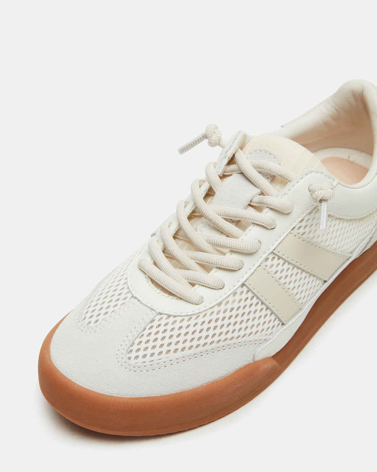 Steve Madden VERDICT White Multi Women's Lace-Up Sneaker
