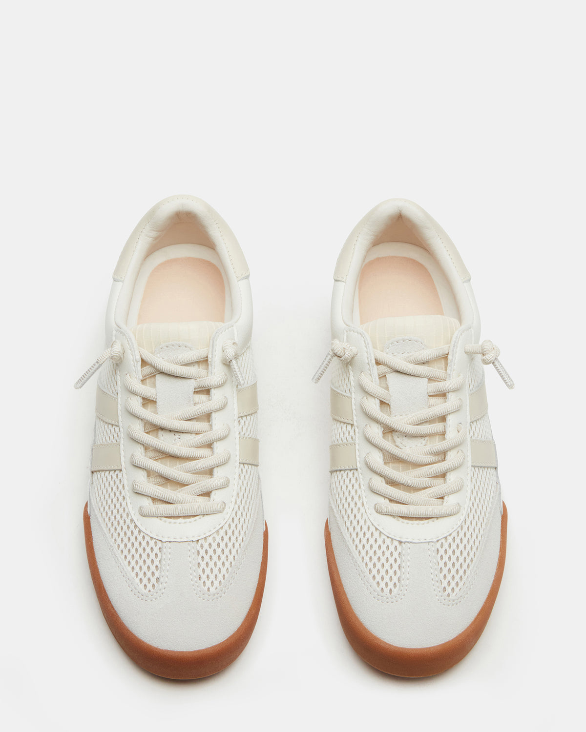 Steve Madden VERDICT White Multi Women's Lace-Up Sneaker
