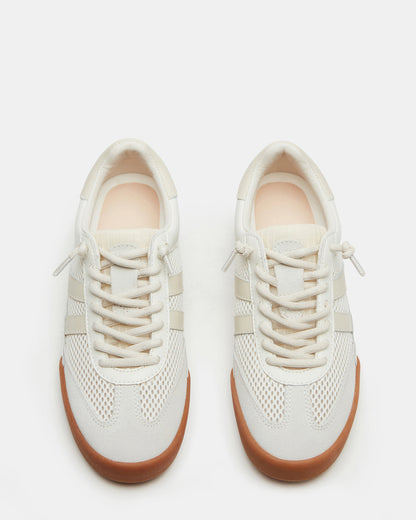 Steve Madden VERDICT White Multi Women's Lace-Up Sneaker