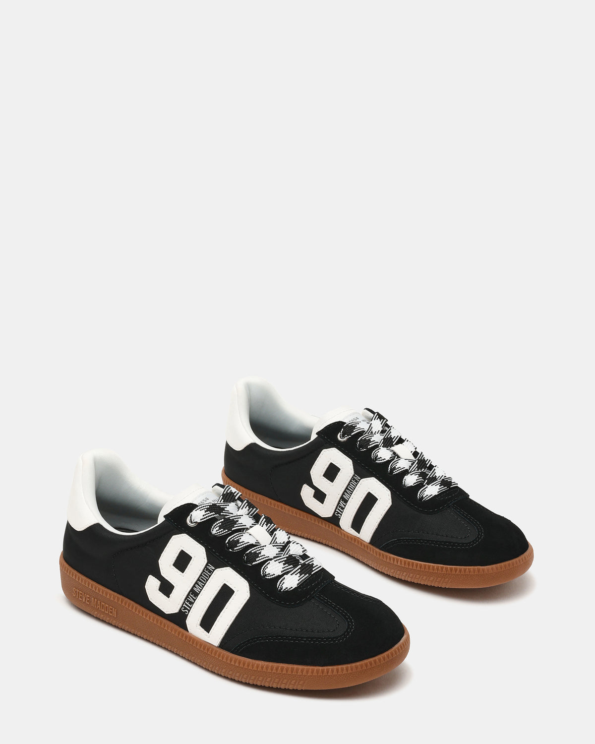 Steve Madden PACEY Black Multi Low-Top Lace-Up 90's Women's Sneaker