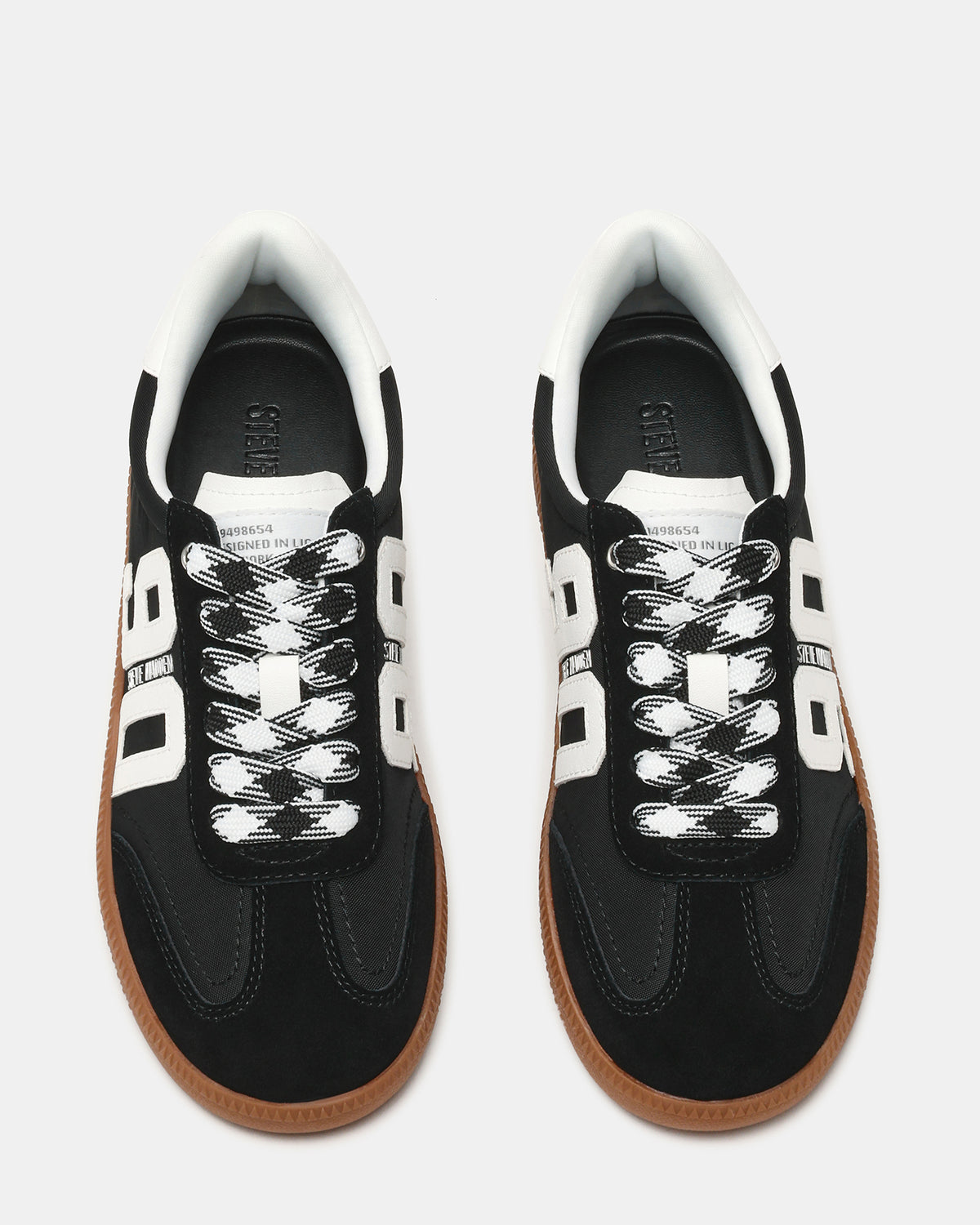 Steve Madden PACEY Black Multi Low-Top Lace-Up 90's Women's Sneaker
