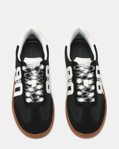 Steve Madden PACEY Black Multi Low-Top Lace-Up 90's Women's Sneaker