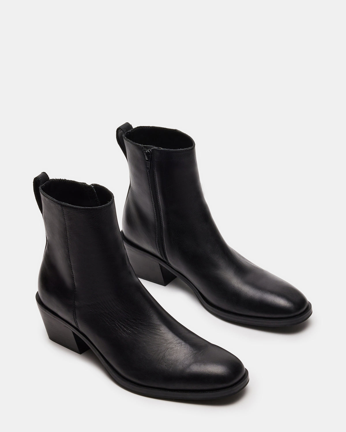Steve Madden RICHIE Black Leather Men's Boots