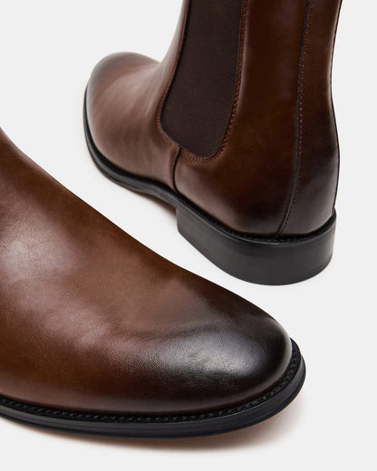 Steve Madden ALDAIR Brown Chelsea Men's Ankle Boot