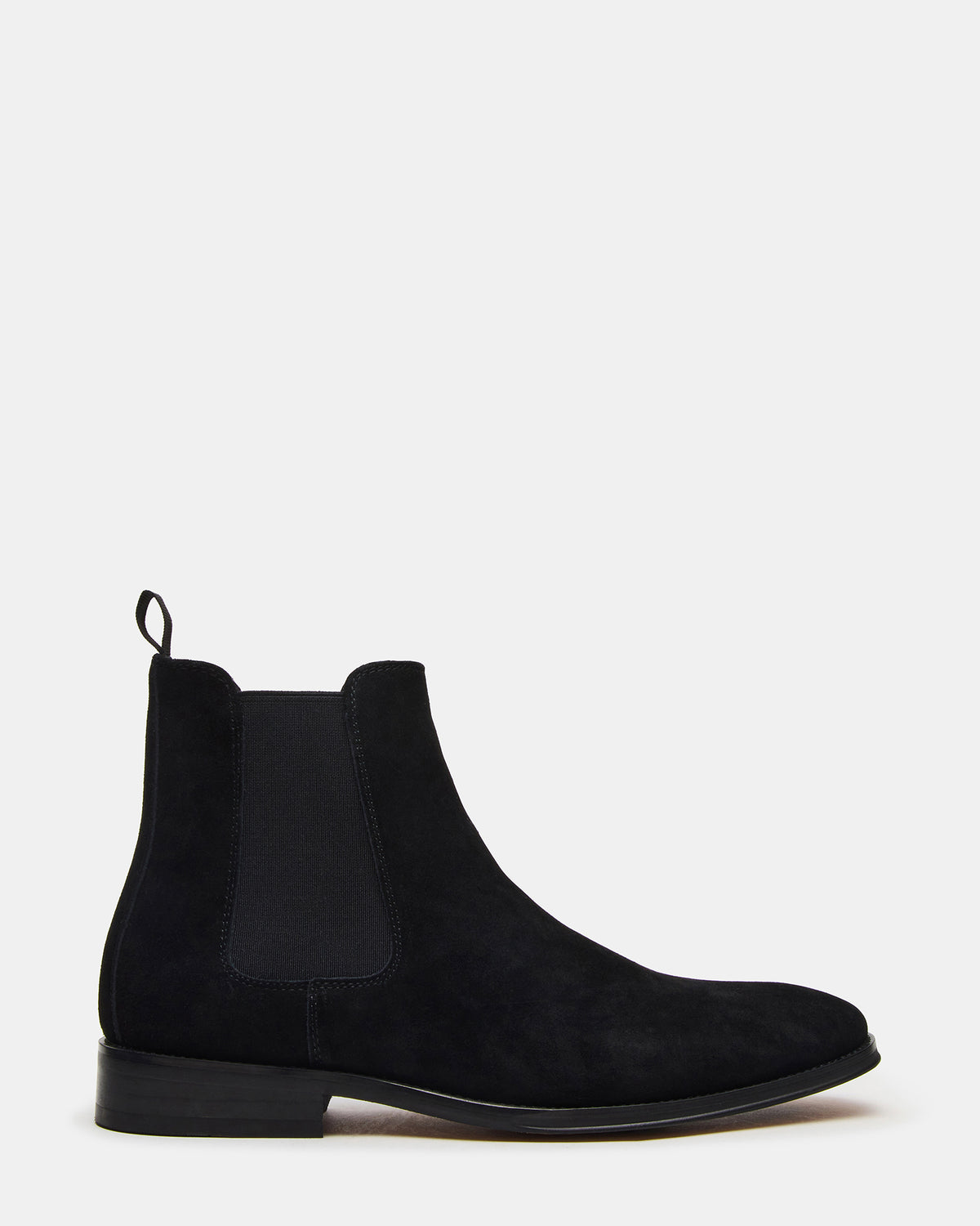 Steve Madden ALDAIR Black Suede Chelsea Men's Ankle Boot