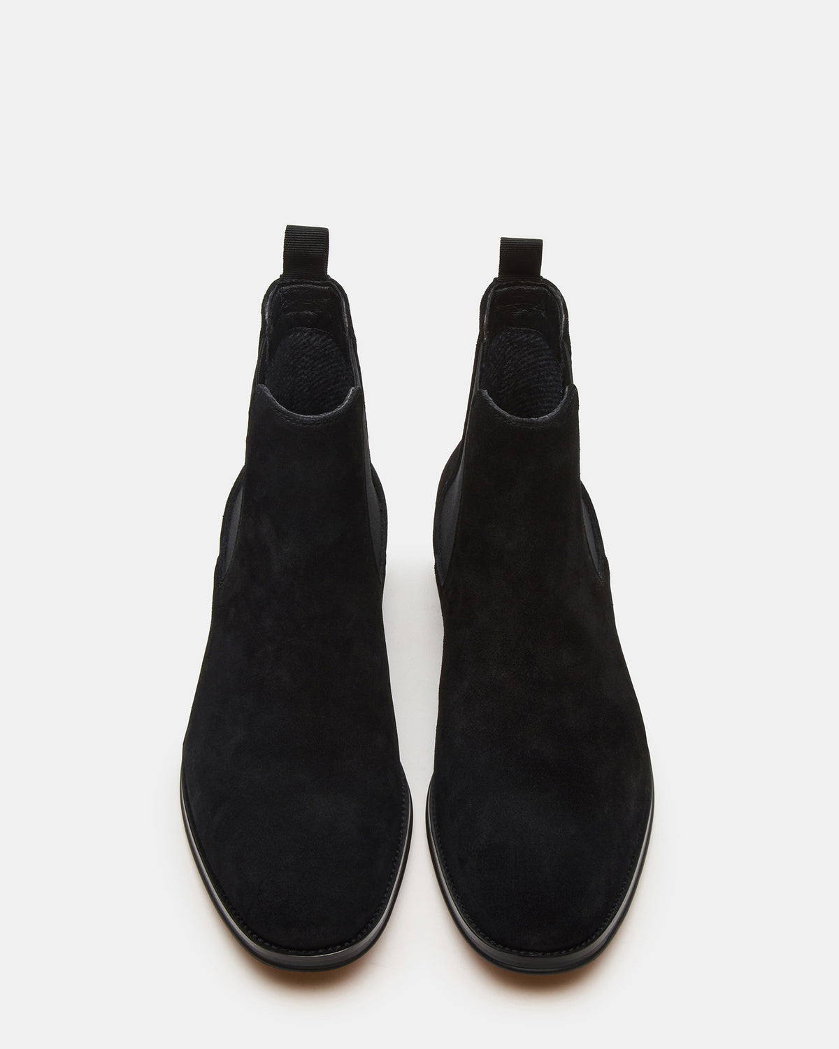 Steve Madden ALDAIR Black Suede Chelsea Men's Ankle Boot