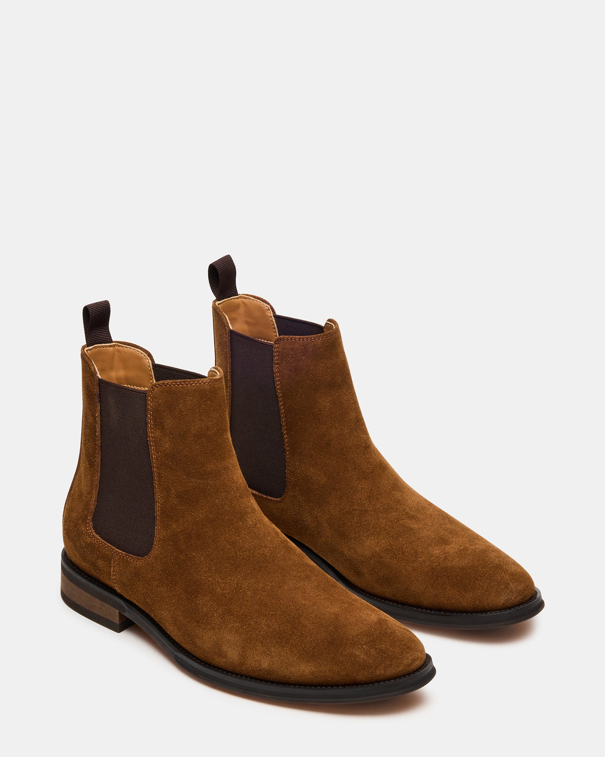 Steve Madden ALDAIR Chestnut Suede Chelsea Men's Ankle Boot