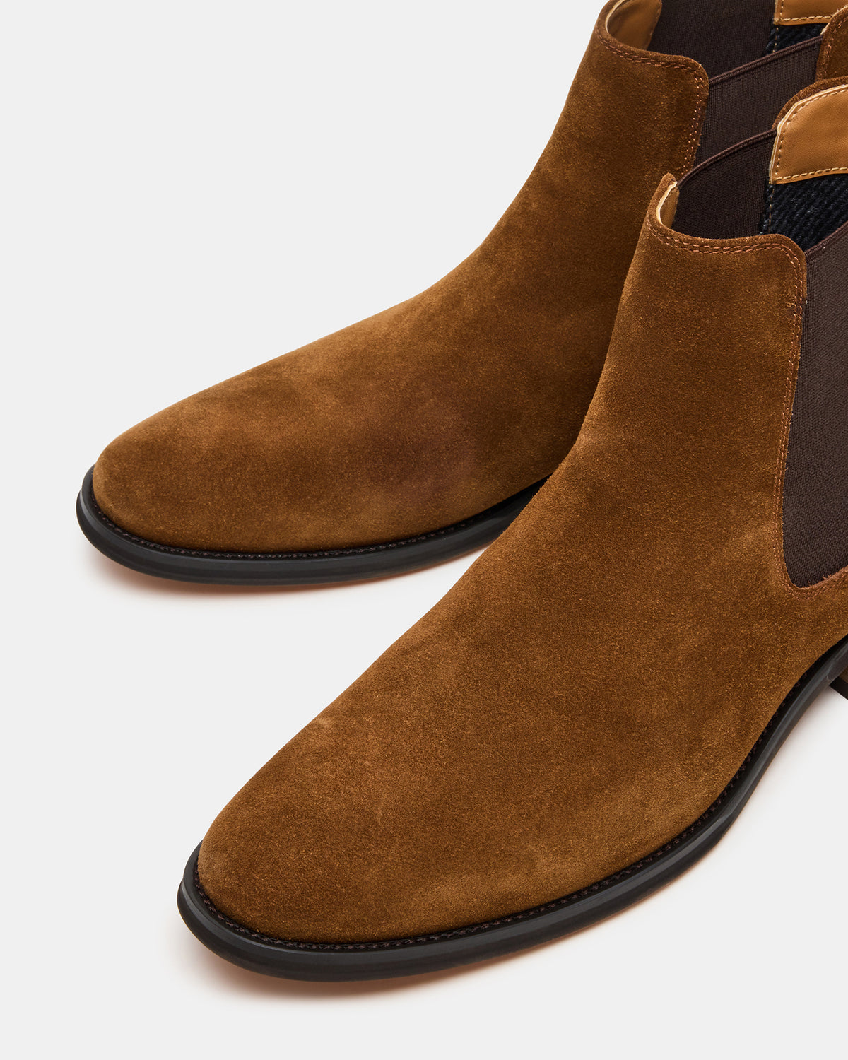 Steve Madden ALDAIR Chestnut Suede Chelsea Men's Ankle Boot