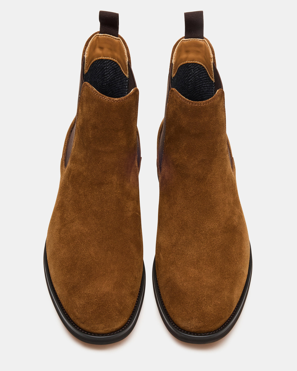 Steve Madden ALDAIR Chestnut Suede Chelsea Men's Ankle Boot