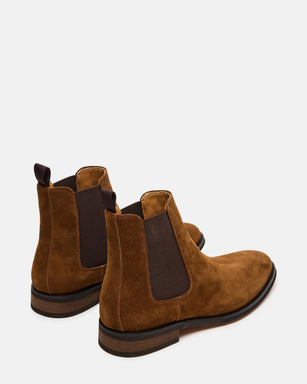 Steve Madden ALDAIR Chestnut Suede Chelsea Men's Ankle Boot