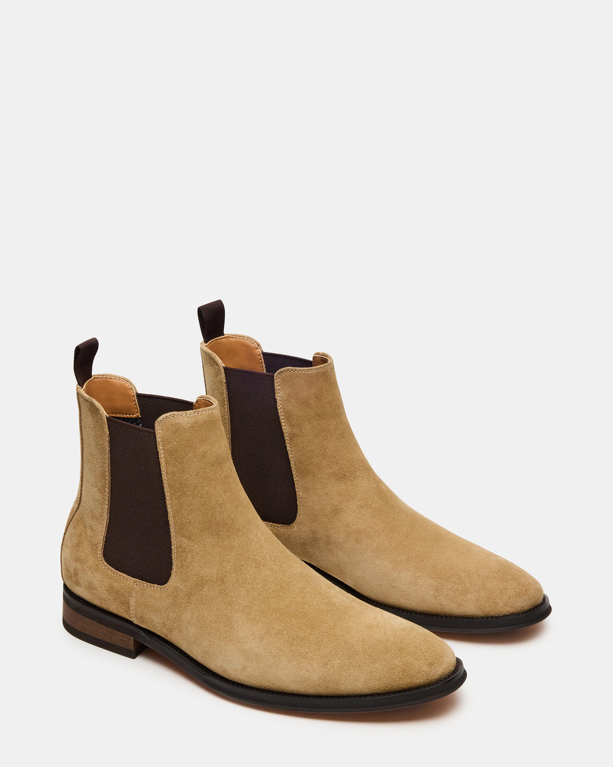 Steve Madden ALDAIR Taupe Suede Chelsea Men's Ankle Boot