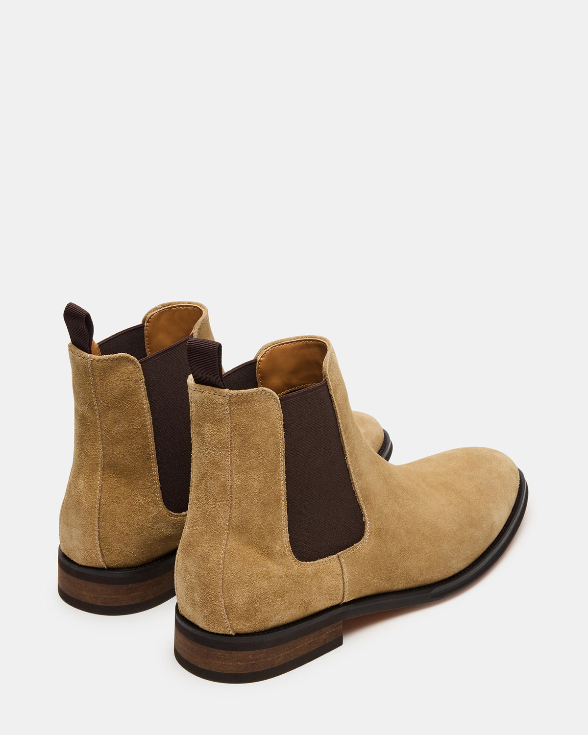 Steve Madden ALDAIR Taupe Suede Chelsea Men's Ankle Boot