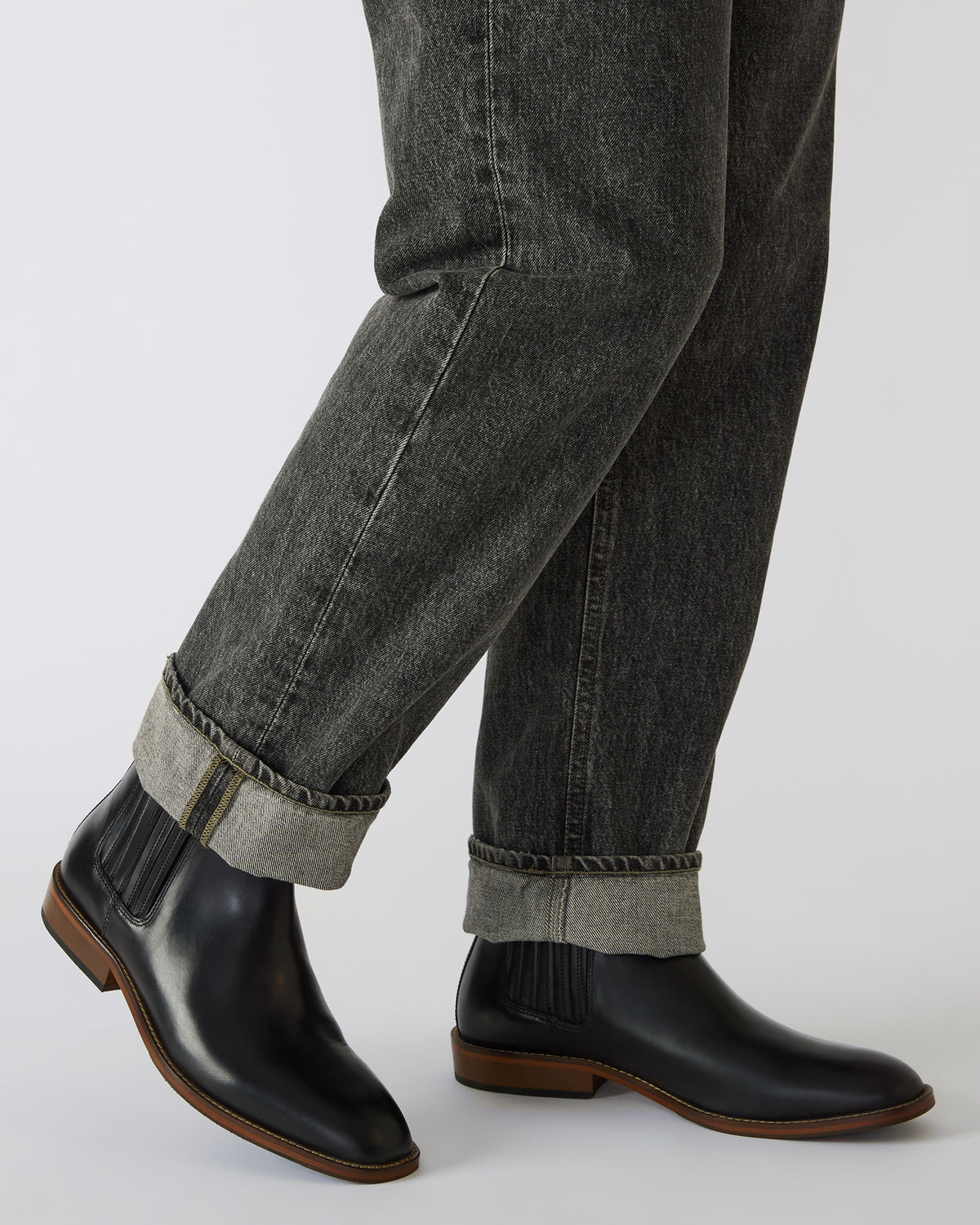 Steve Madden RYKER Black Chelsea Men's Ankle Boot