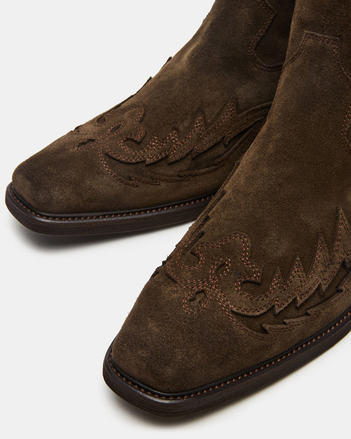 Steve Madden SANTANA Green Olive Western Men's Ankle Boot