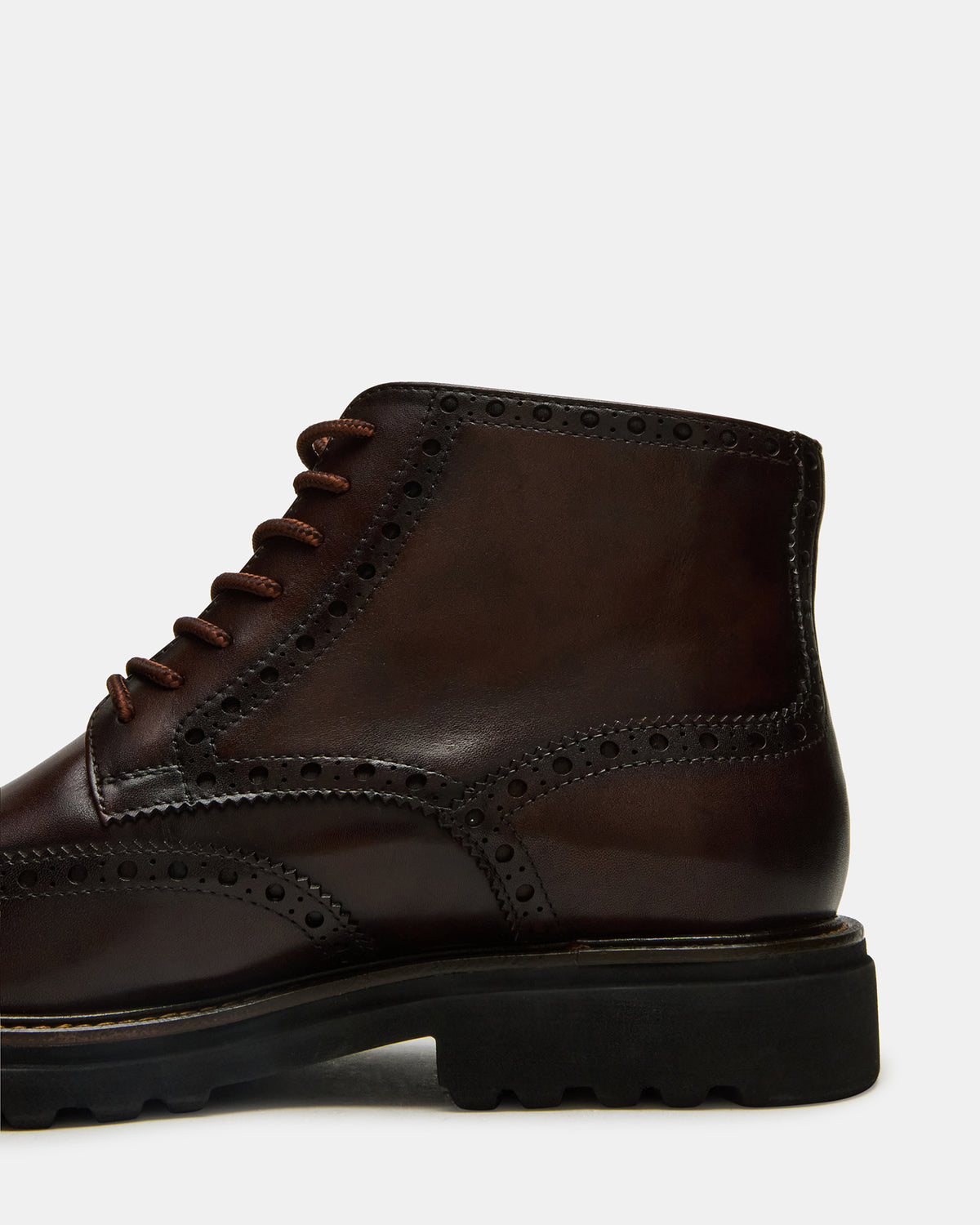 Steve Madden KODA Dark Brown Lace-Up Men's Ankle Boot