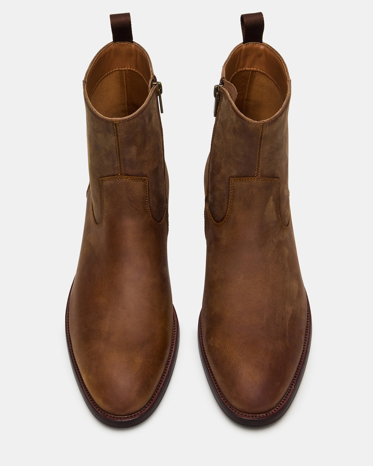 Steve Madden HENDRIK Tan Leather Men's Ankle Boot