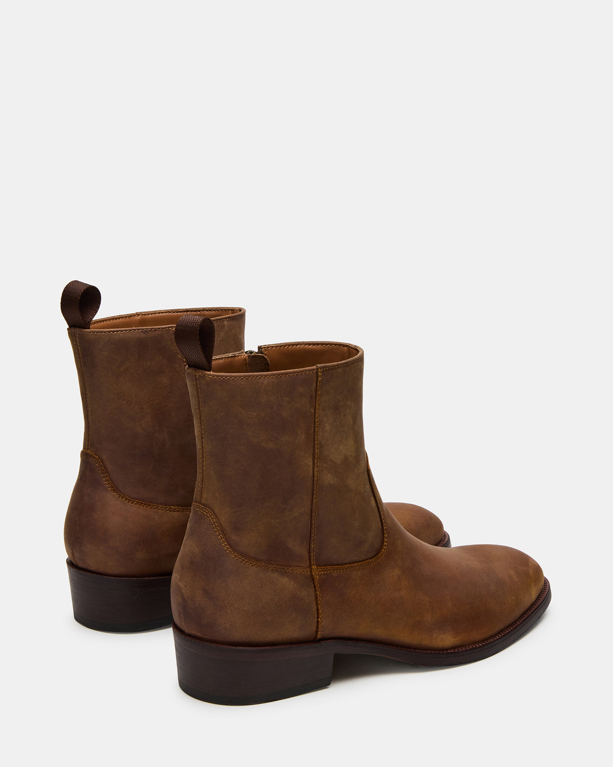 Steve Madden HENDRIK Tan Leather Men's Ankle Boot