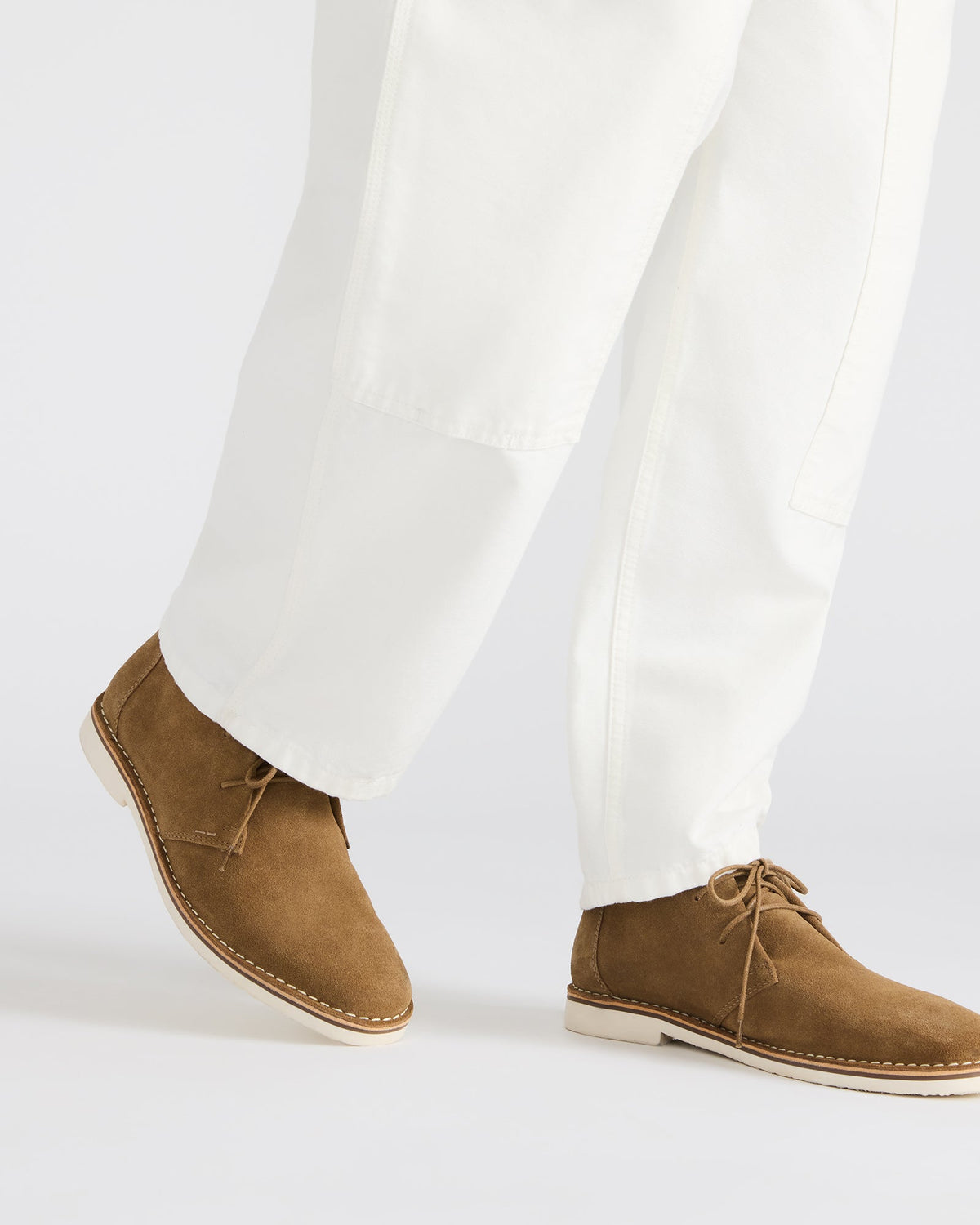 Steve Madden HERO Cognac Suede Lace-Up Ankle Men's Boots