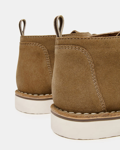 Steve Madden HERO Cognac Suede Lace-Up Ankle Men's Boots