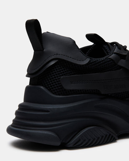 Steve Madden POSSESS Black Low-Top Lace-Up Men's Sneaker