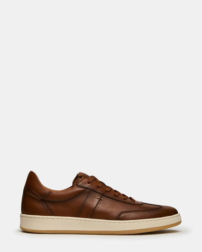 Steve Madden DYLAN Tan Low-Top Lace-Up Platform Men's Sneaker