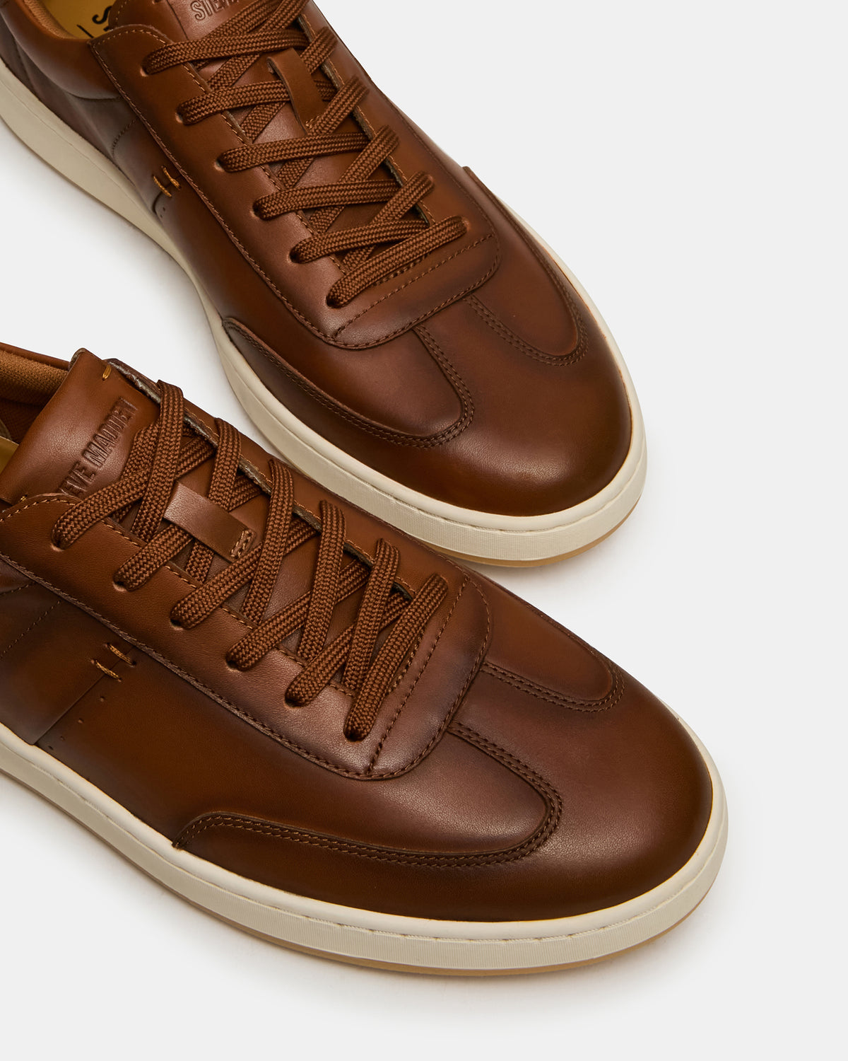 Steve Madden DYLAN Tan Low-Top Lace-Up Platform Men's Sneaker
