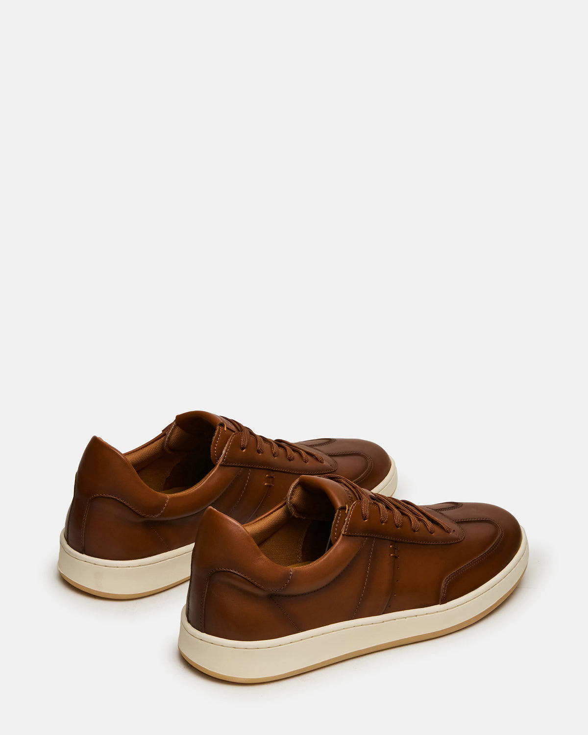 Steve Madden DYLAN Tan Low-Top Lace-Up Platform Men's Sneaker