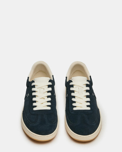Steve Madden DYLAN Navy/White Low-Top Lace-Up Platform Men's Sneaker
