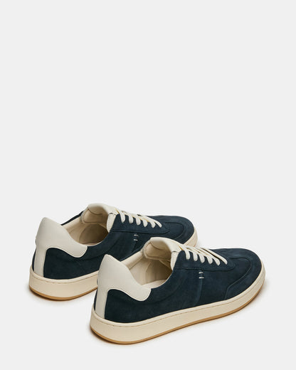 Steve Madden DYLAN Navy/White Low-Top Lace-Up Platform Men's Sneaker