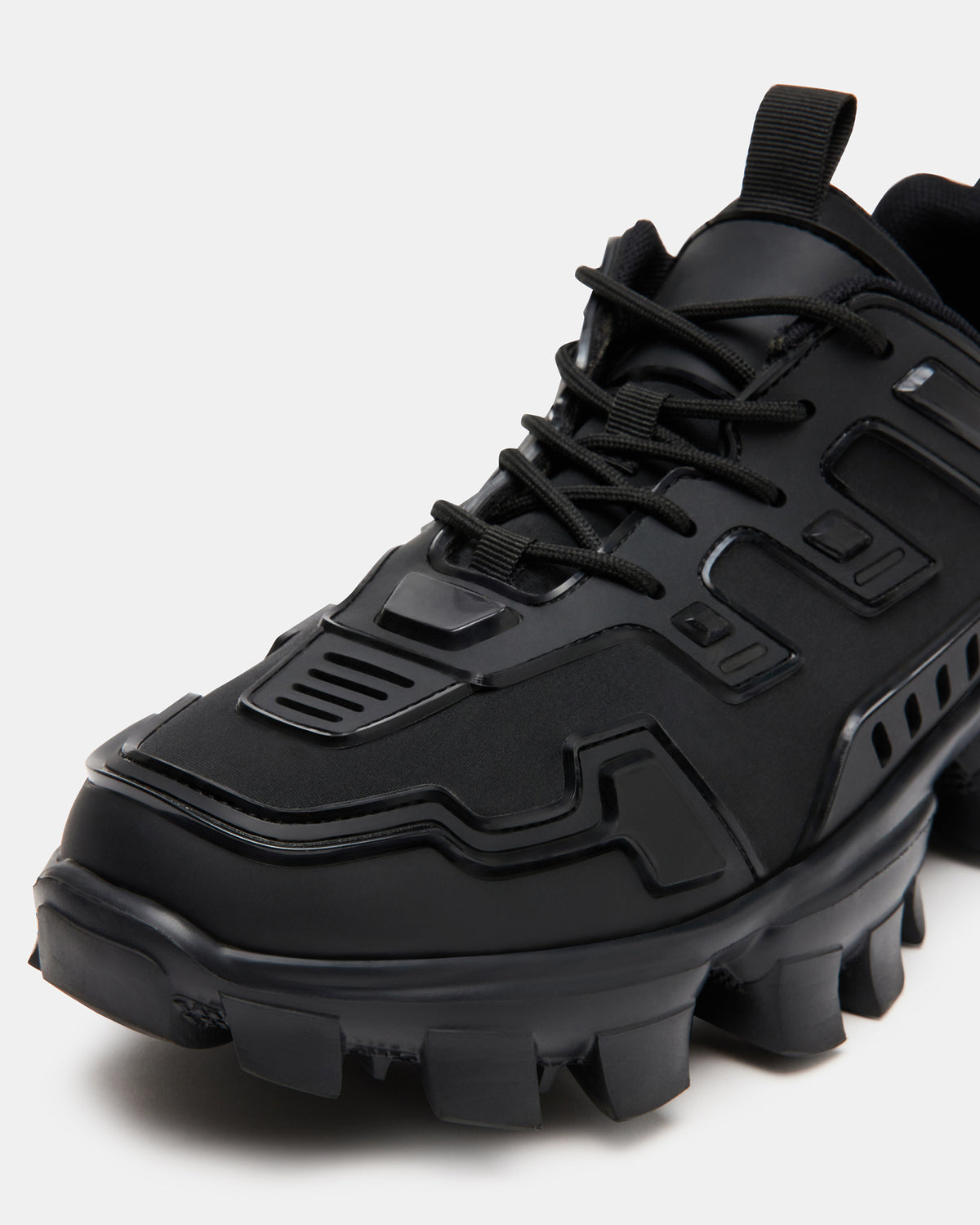 Steve Madden PONCE Black Men's Chunky Sole Lace Up Sneaker