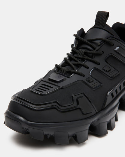 Steve Madden PONCE Black Men's Chunky Sole Lace Up Sneaker