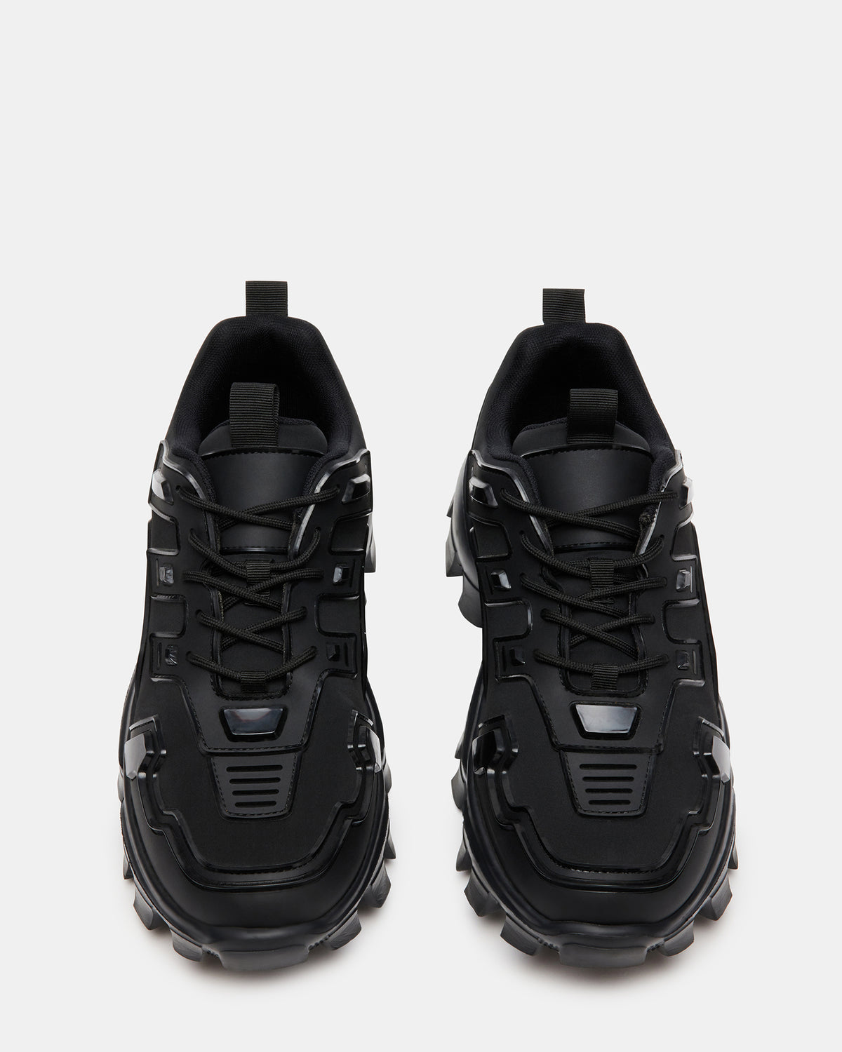 Steve Madden PONCE Black Men's Chunky Sole Lace Up Sneaker
