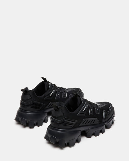 Steve Madden PONCE Black Men's Chunky Sole Lace Up Sneaker