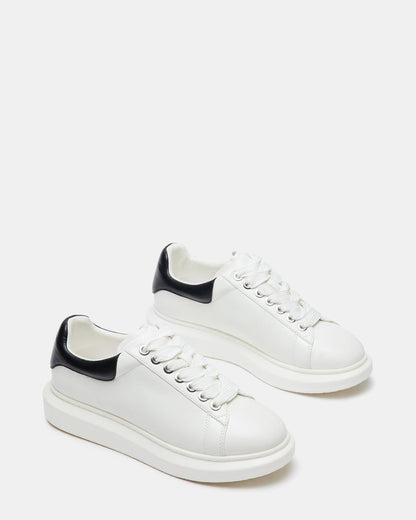 Steve Madden FROSTED White Multi Men's Low-Top Lace-Up Sneaker