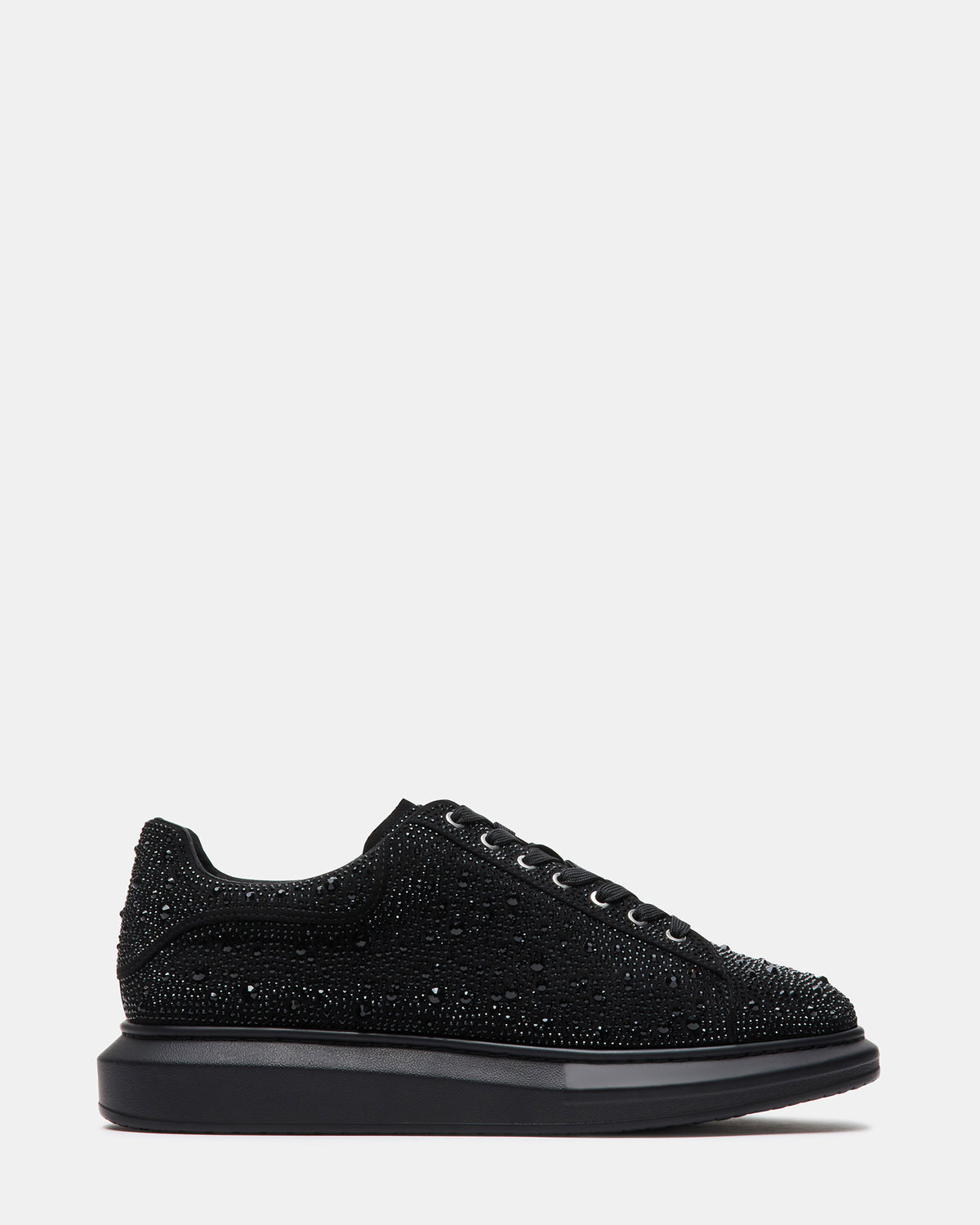 Steve Madden ICEBOX Rhinestone Men's Low-Top Lace-Up Sneaker