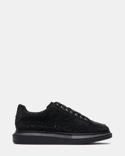 Steve Madden ICEBOX Rhinestone Men's Low-Top Lace-Up Sneaker
