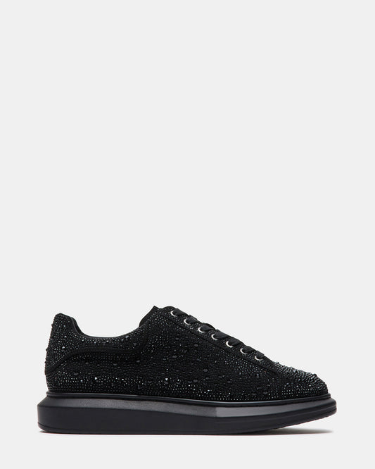 Steve Madden ICEBOX Rhinestone Men's Low-Top Lace-Up Sneaker